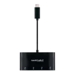 Galery – Nanocable 10.16.4401-BK hub de interface USB 3.2 Gen 1 (3.1 Gen 1) Type-C Preto0