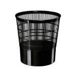 Galery – Cesto de papeis cep em plastico ecoline rede preta 16 litros 30×31,7 cm0