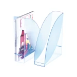 Galery – Porta revistas cep confort ice blue plastico celeste transparente0