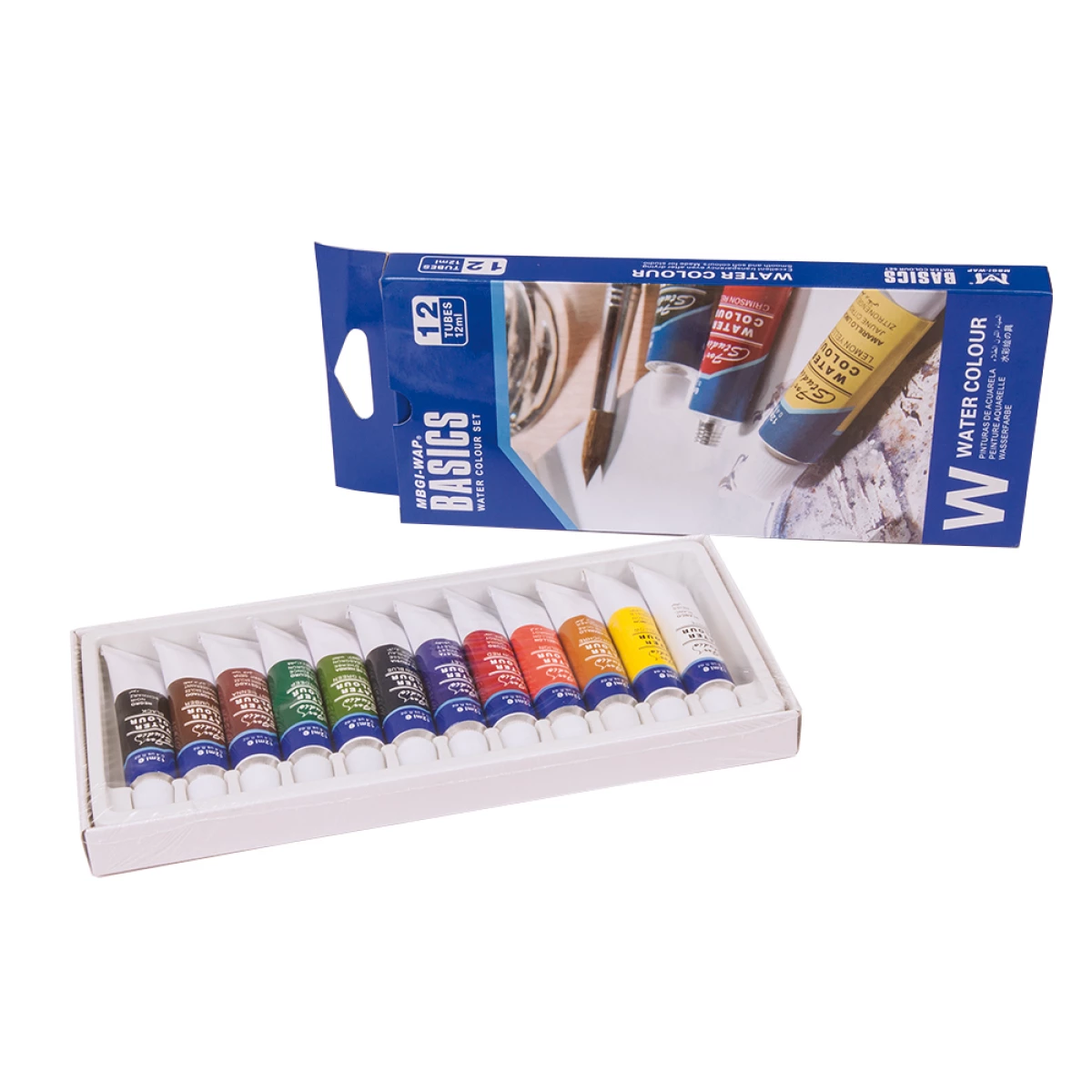 Galery – Pintura aguarela artist caixa cartao de 12 cores sortidas de 12 ml0