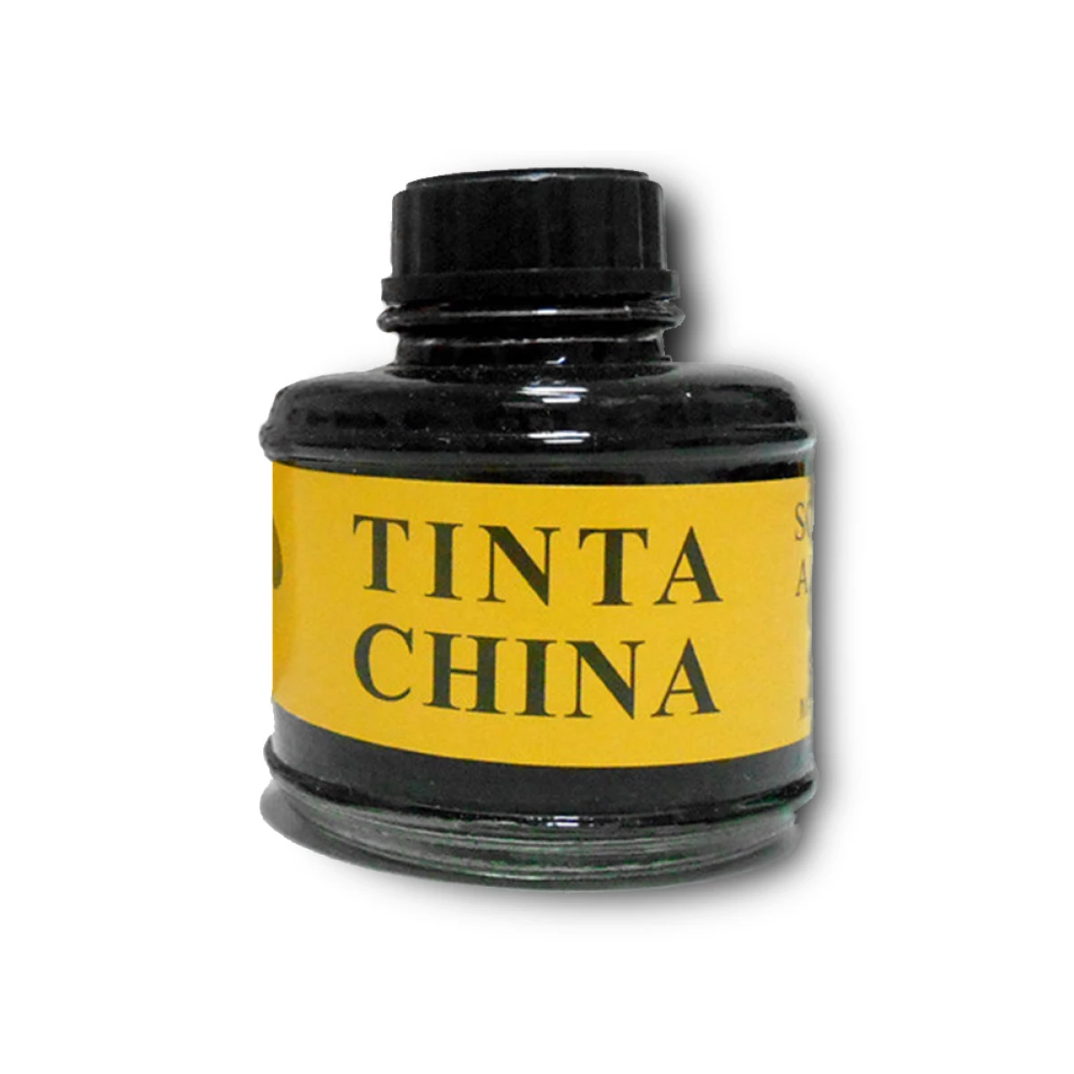 Galery – Tinta da china artist preta frasco de 60 ml0