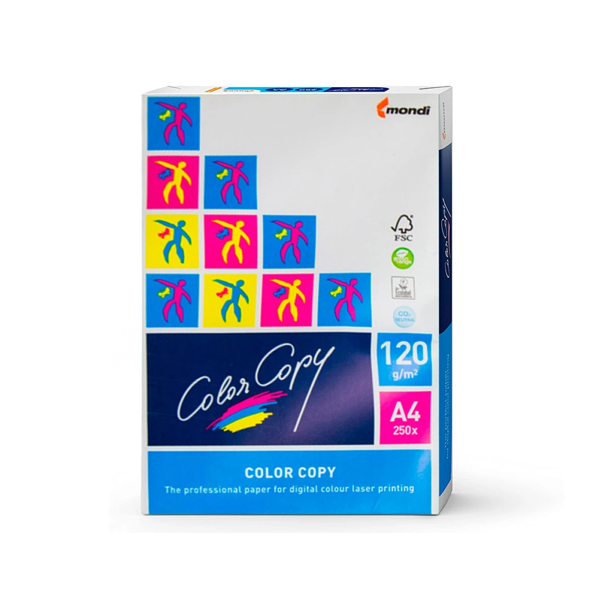 Galery – Papel color copy brilhante din a4 120 gr embalagem de 250 folhas0