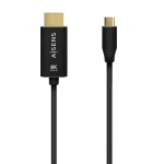 Thumbnail-AISENS A109-0711 adaptador de cabo de vídeo 1 m USB Type-C HDMI Type A (Standard) Preto