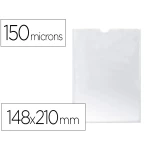 Thumbnail-Bolsa catalogo q-connect din a5 150 microns pvc transparente 148x 210 mm – 25 unidades