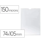 Thumbnail-Bolsa catalogo q-connect din a7 150 microns pvc transparente 74 x 105 mm