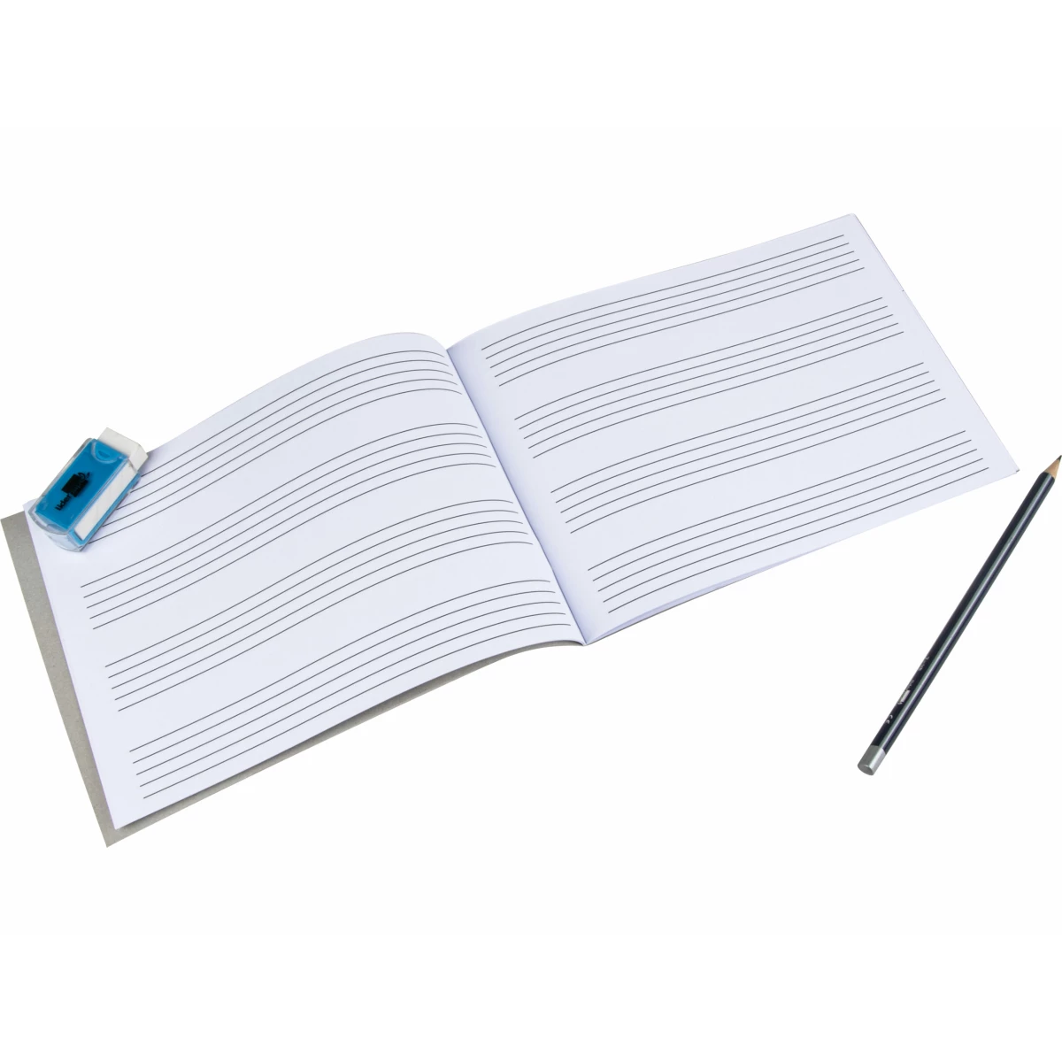 Galery – Caderno de musica liderpapel pentagrama 5mm quarto 20 folhas 100 gr agrafado0