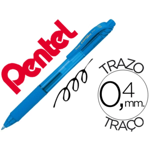 Thumbnail-Roller pentel energel bl107 0,7mm azul ceu – 12 unidades