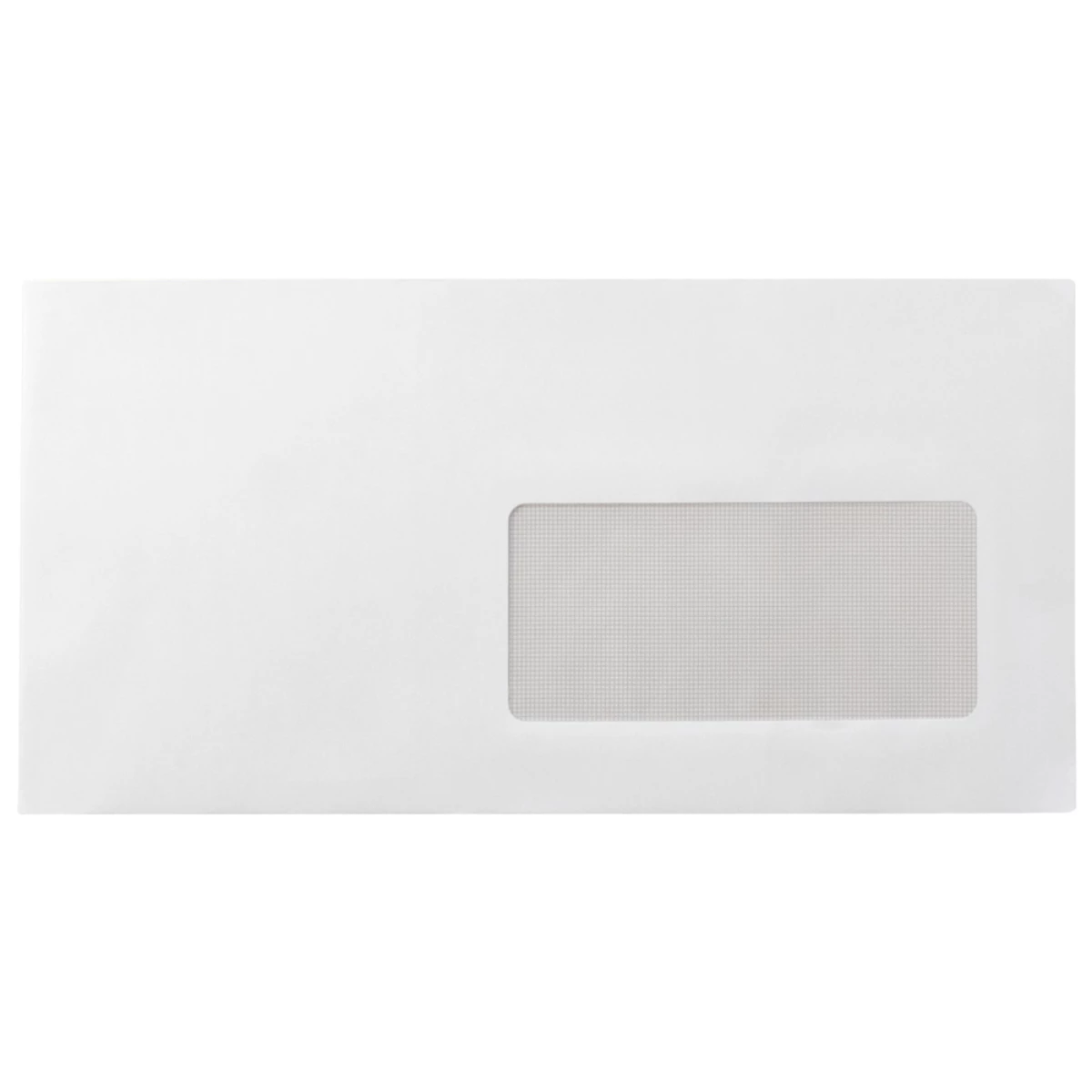 Galery – Envelope liderpapel americano branco 115×225 mm tira de silicone janela direita pack de 25 unidades0