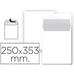 Thumbnail-Envelope liderpapel bolsa folio prolongado branco 250×353 mm tira de silicone pack de 25 unidades