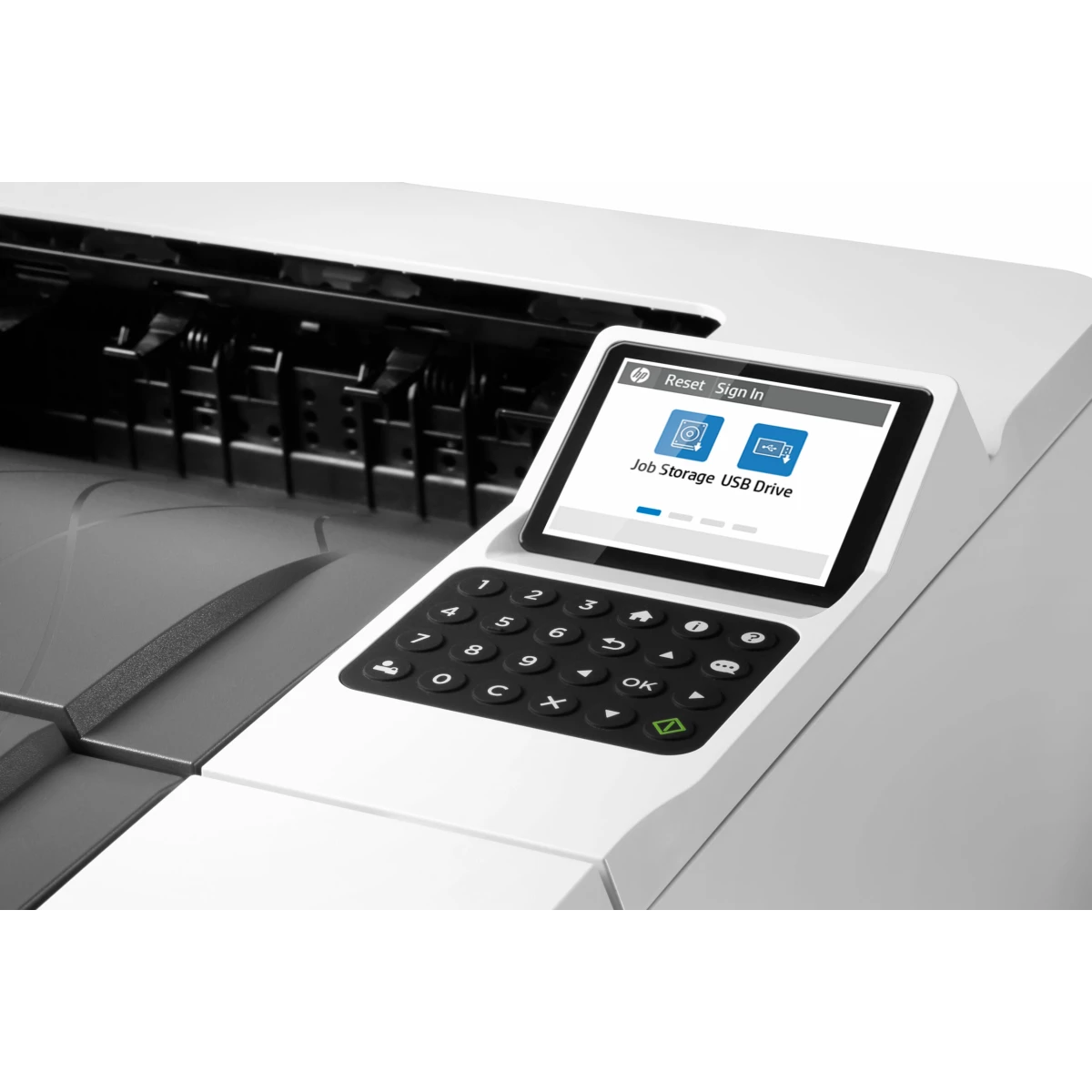 Galery – HP LaserJet Enterprise Impressora M406dn, Preto e branco, Impressora para Empresas, Impressão, Tamanho compacto; Segurança reforçada; Impressão frente e verso; Eficiência energética; Impressão através de porta USB frontal0