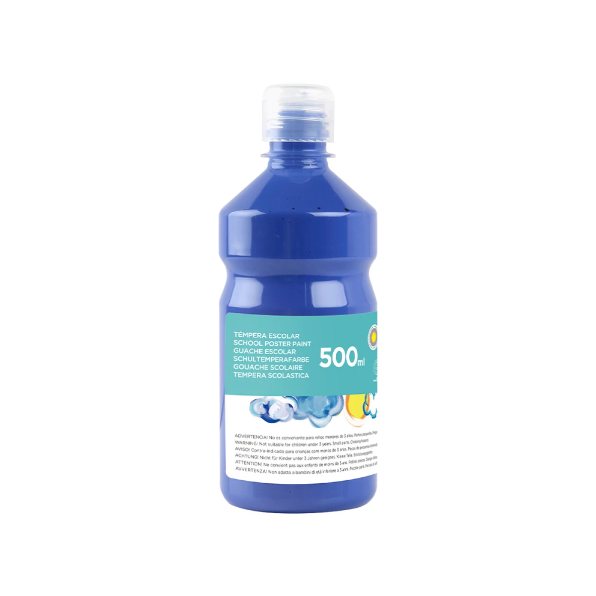 Galery – Guache escolar liderpapel 500 ml azul marinho0