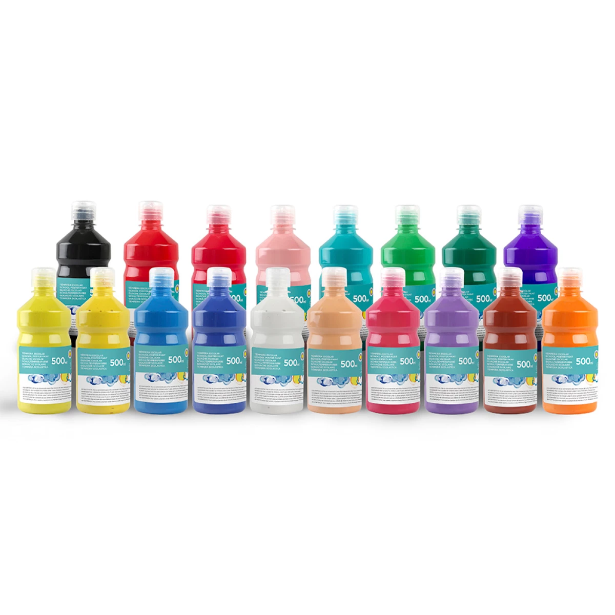 Galery – Guache escolar liderpapel 500 ml azul cian0