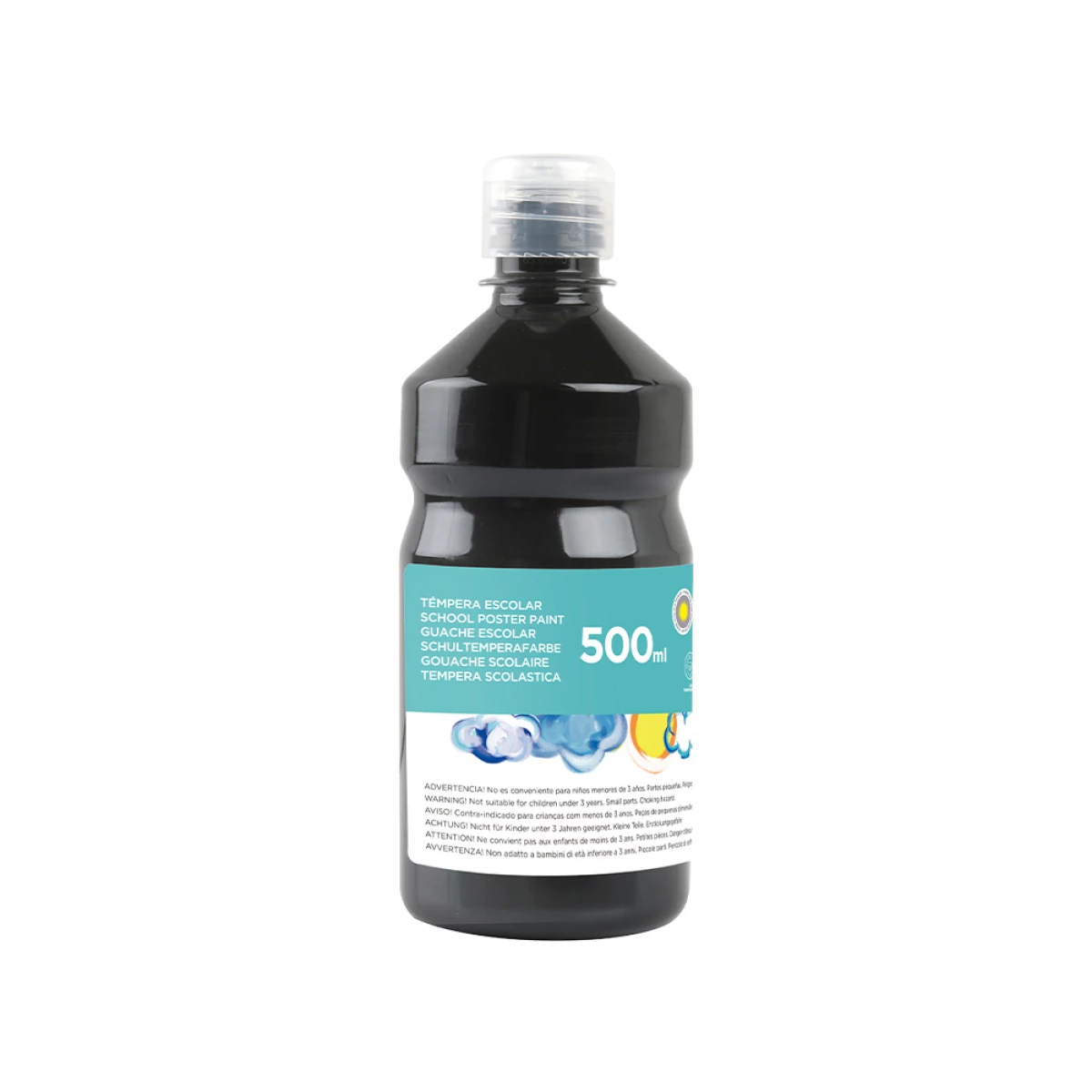 Galery – Guache escolar liderpapel 500 ml preto0