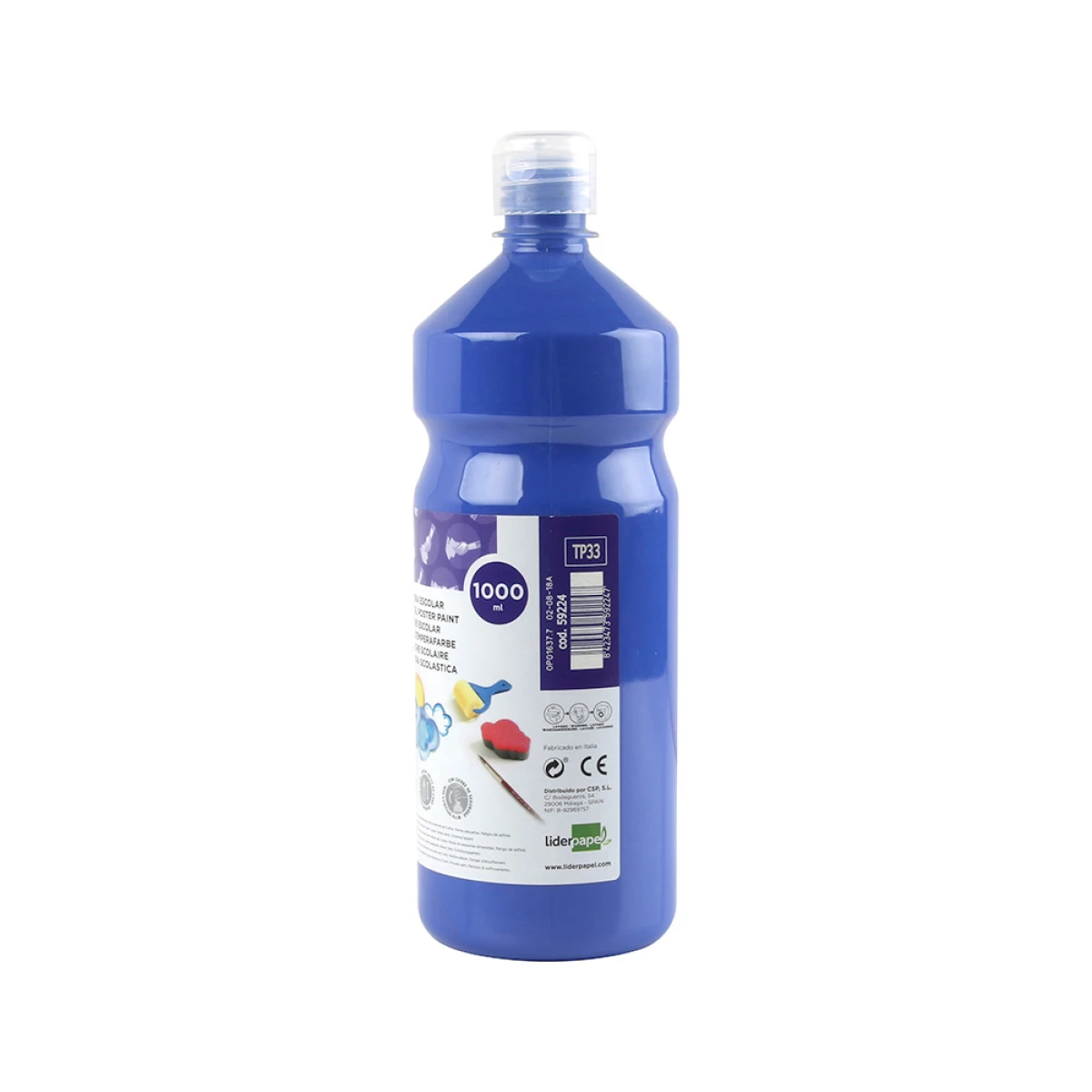 Galery – Guache escolar liderpapel 1000 ml azul marinho0