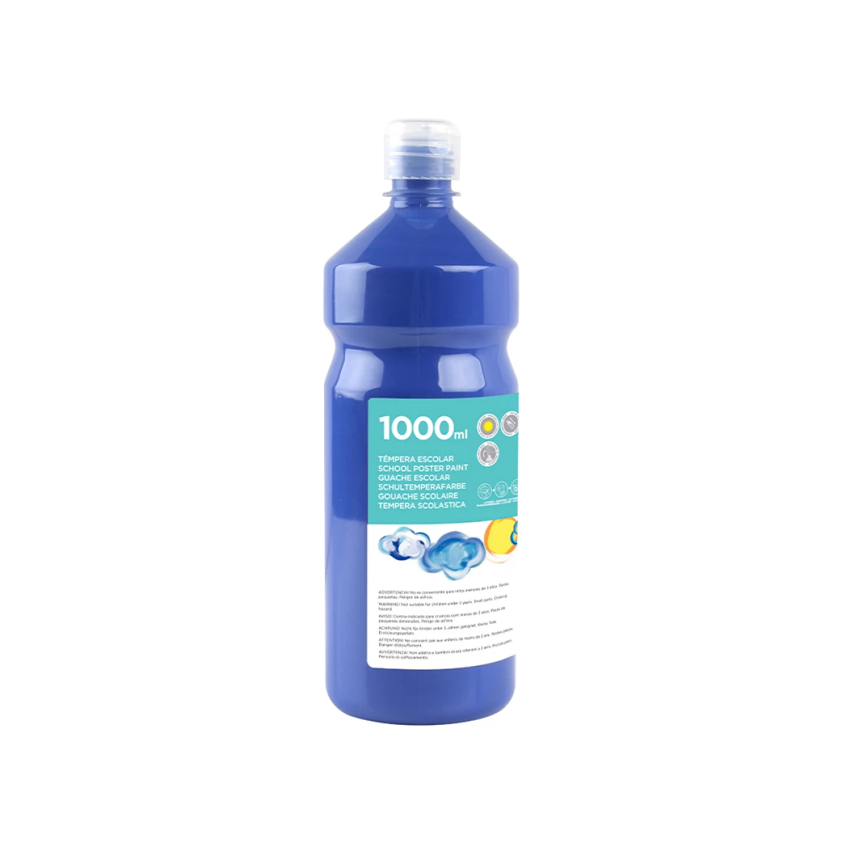 Galery – Guache escolar liderpapel 1000 ml azul marinho0