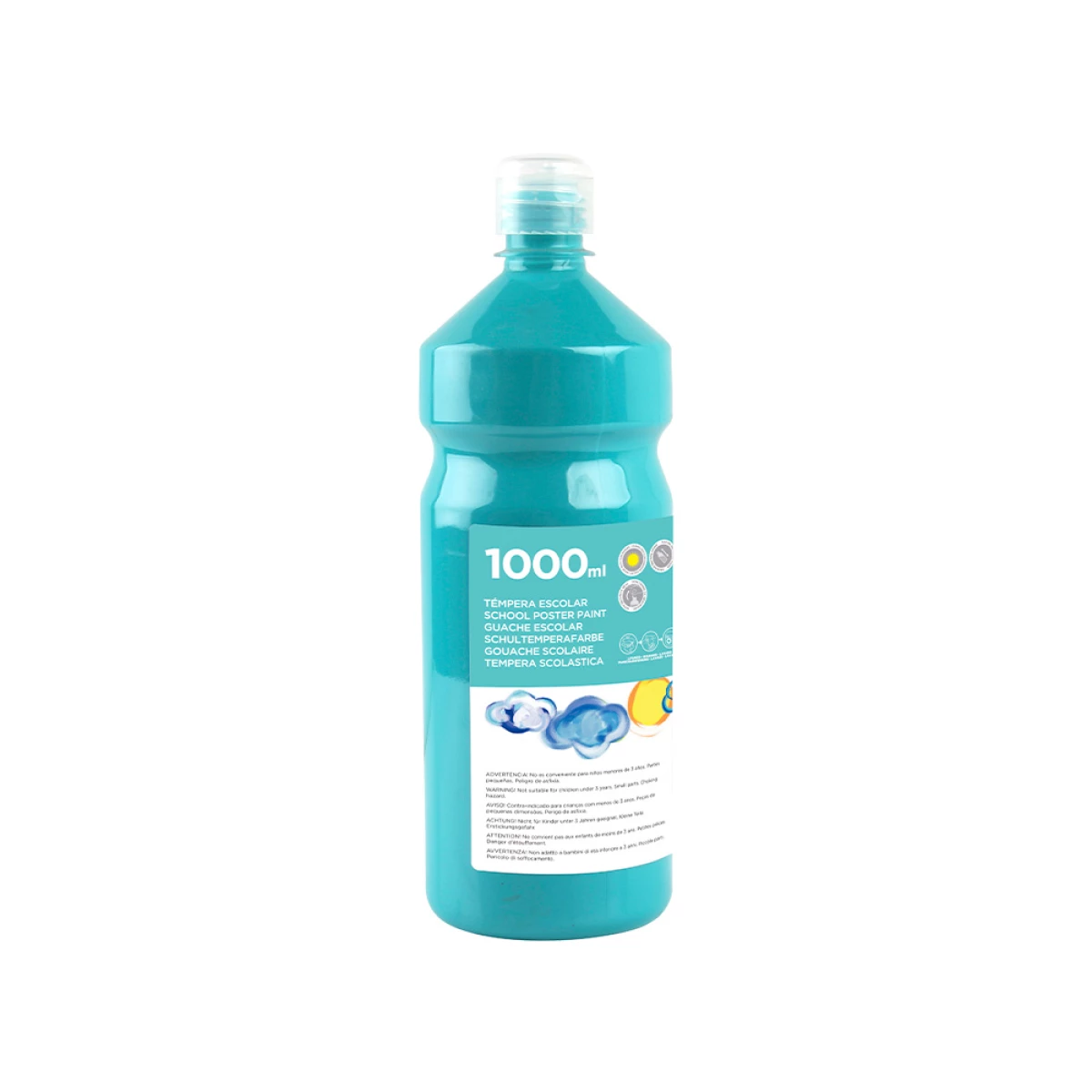 Galery – Guache escolar liderpapel 1000 ml turquesa0