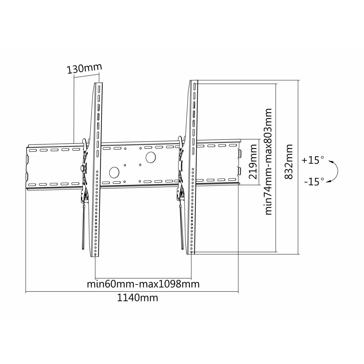 Galery – Equip 650322 suporte para TV 2,54 m (100″) Preto0