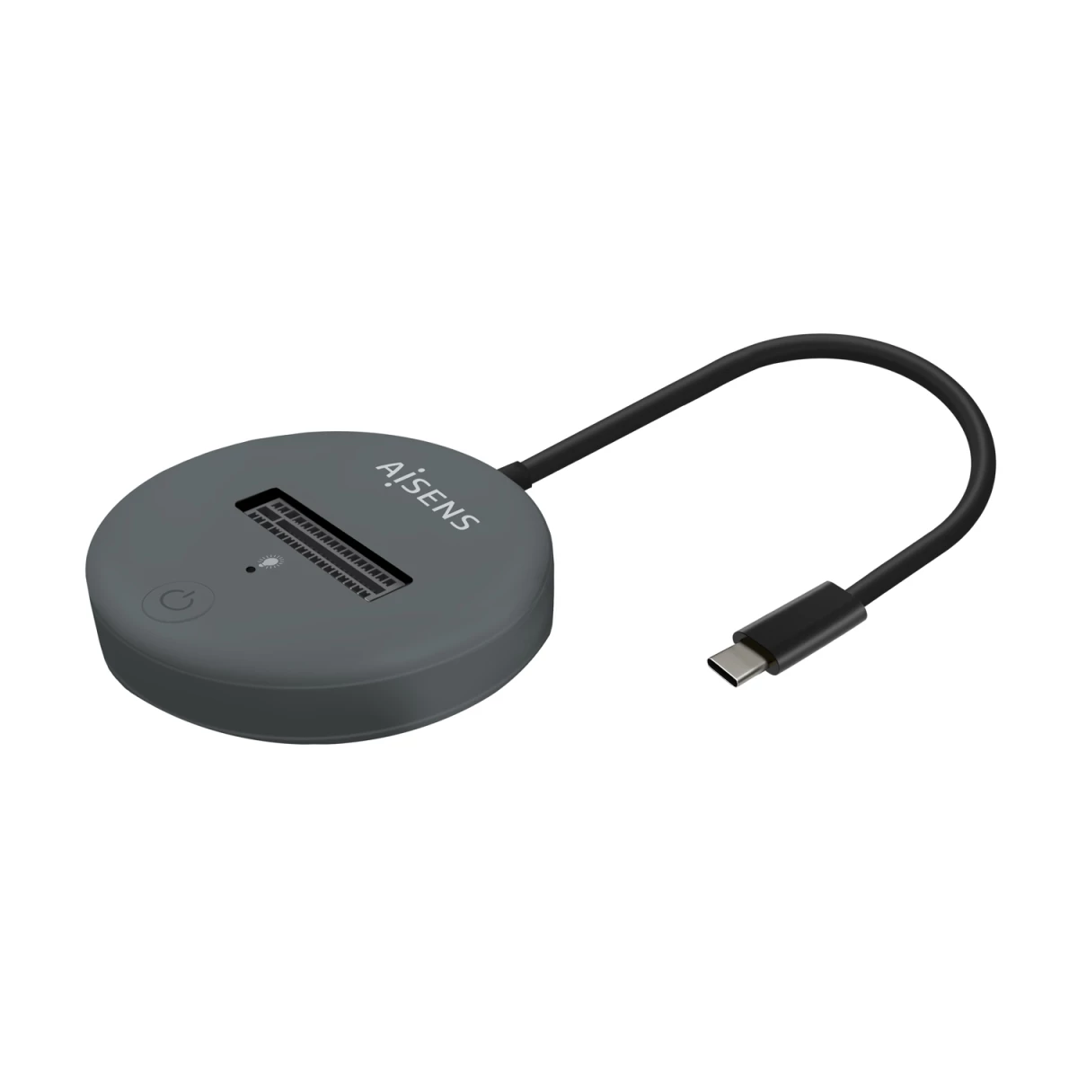 Thumbnail-AISENS ASUC-M2D014-GR Caixa para Discos Rígidos Compartimento SSD Cinzento M.2