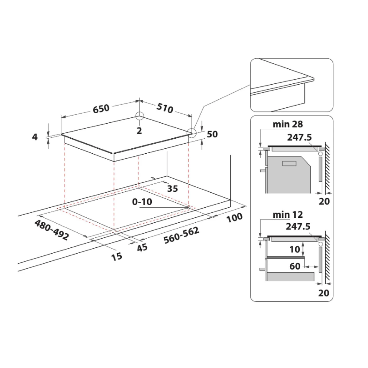 Galery – PLACA HOTPOINT – HS 1865 C CPBF0