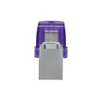 Galery – Kingston Technology DataTraveler microDuo 3C unidade de memória USB 64 GB USB Type-A / USB Type-C 3.2 Gen 1 (3.1 Gen 1) Roxo, Aço inoxidável0