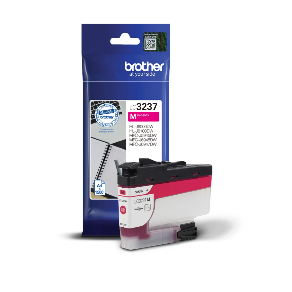 Galery – Brother LC-3237M tinteiro 1 unidade(s) Original Rendimento padrão Magenta0