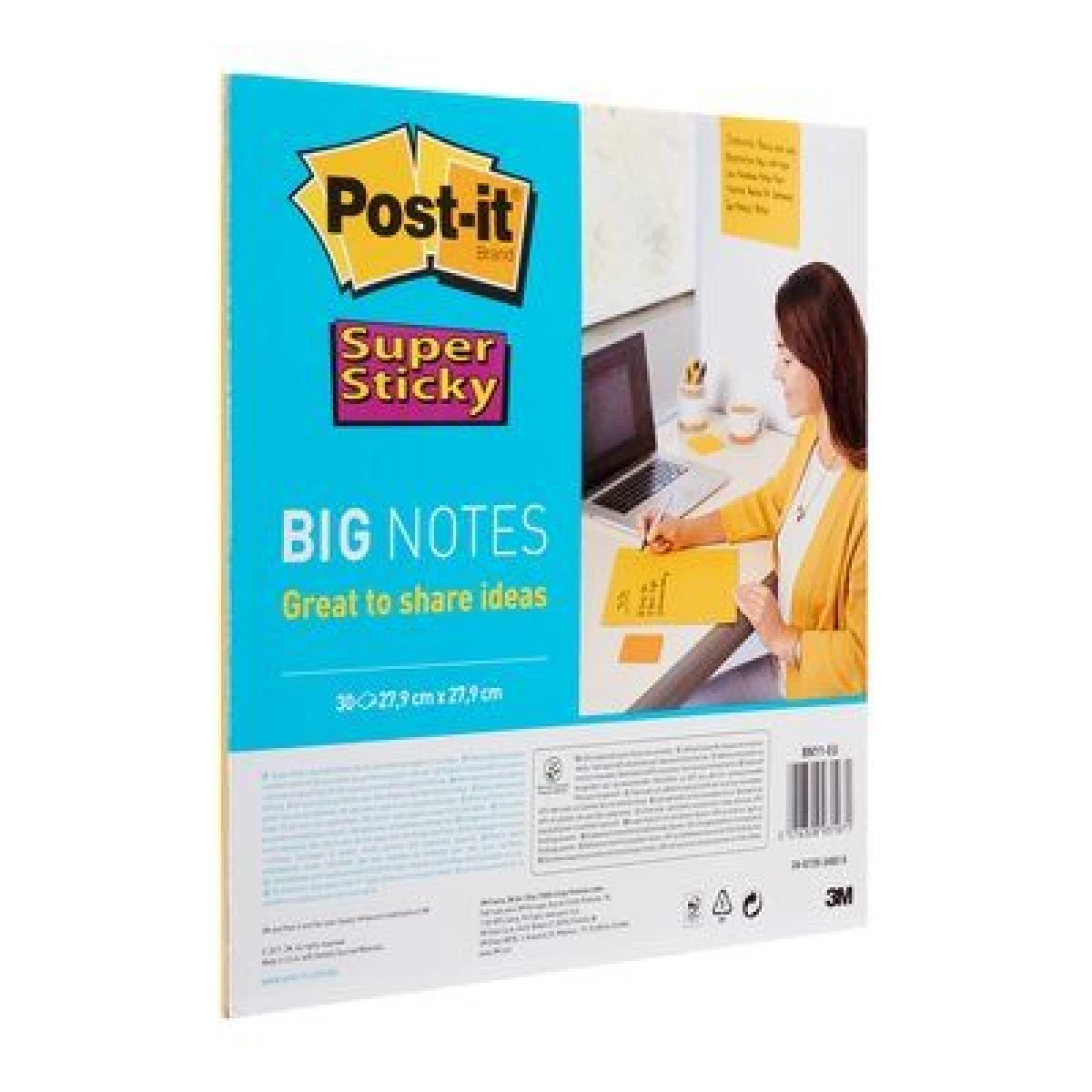 Galery – 3M Notizzettel Super Sticky Big Notes Gelb bloco de notas autocolante Quadrado Amarelo 30 folhas Autocolantes0