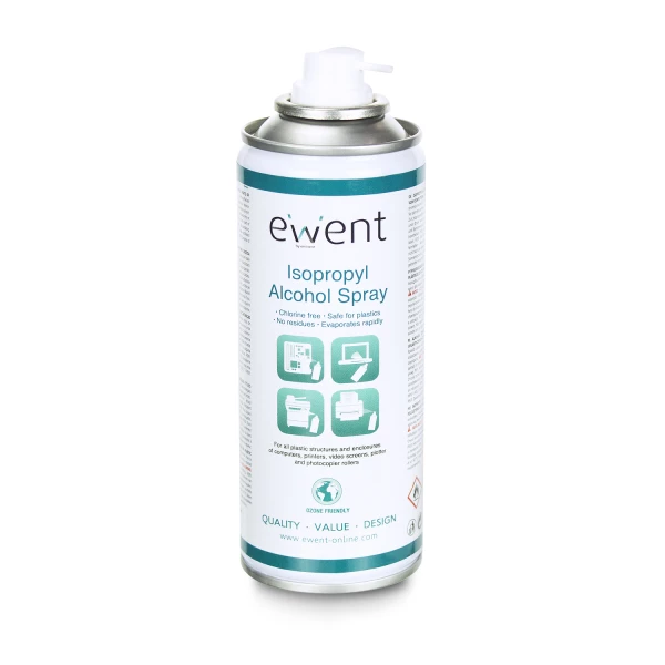 Thumbnail-Ewent EW5613 kit de limpeza de equipamento Impressora Spray de limpeza de equipamento 200 ml