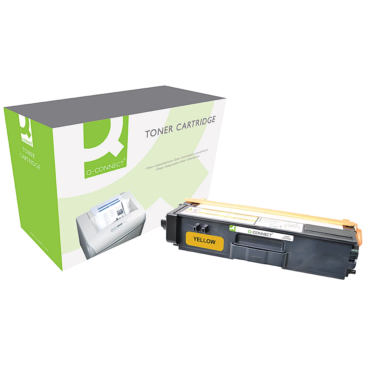 Galery – Toner q-connect compativel brother tn325y hl-4140cn / 4150cdn / 4570cdw / 4570cdwt / dcp 9055cdn / 9270cdn / mfc 9460cdn0