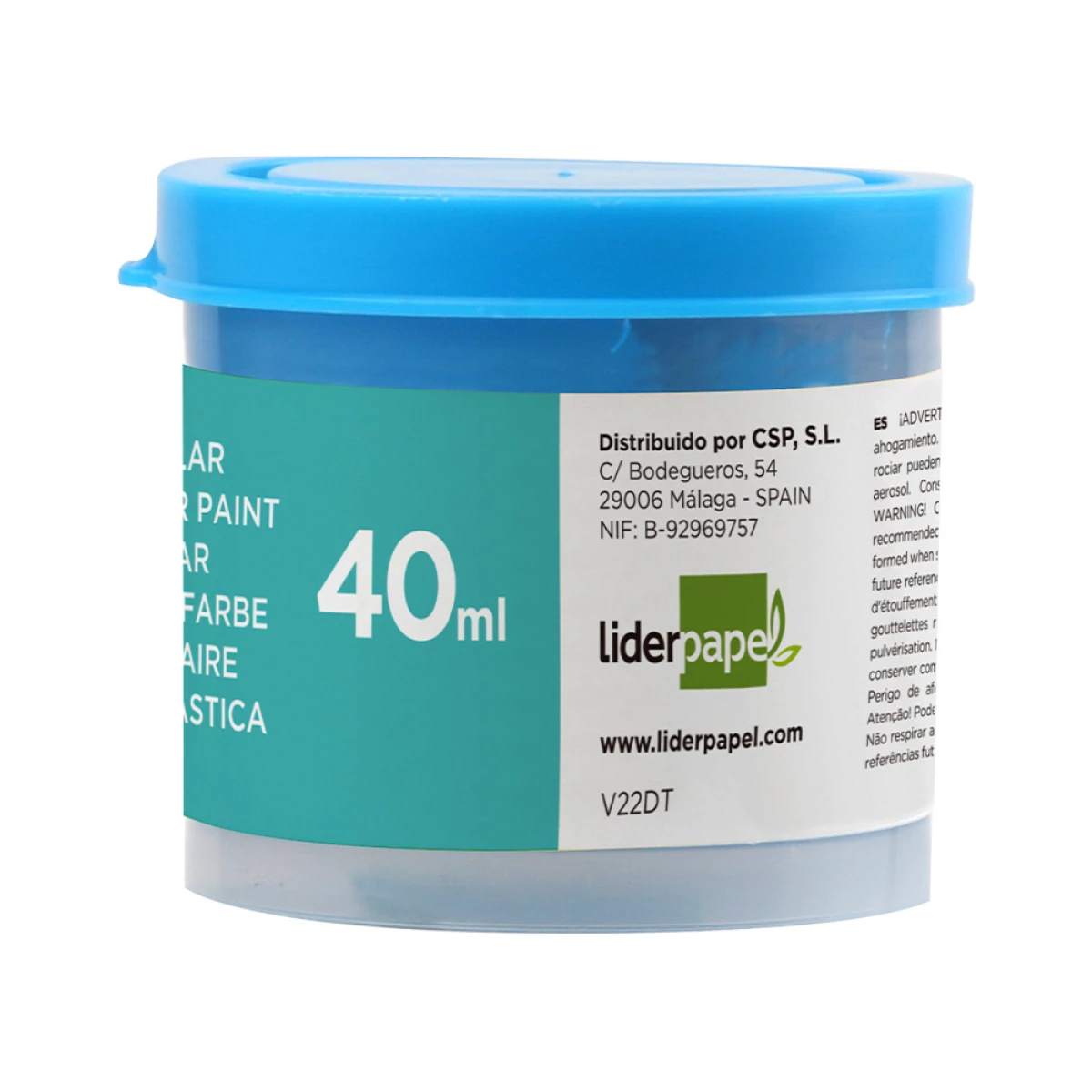 Galery – Guache liderpapel escolar 40 ml azul0