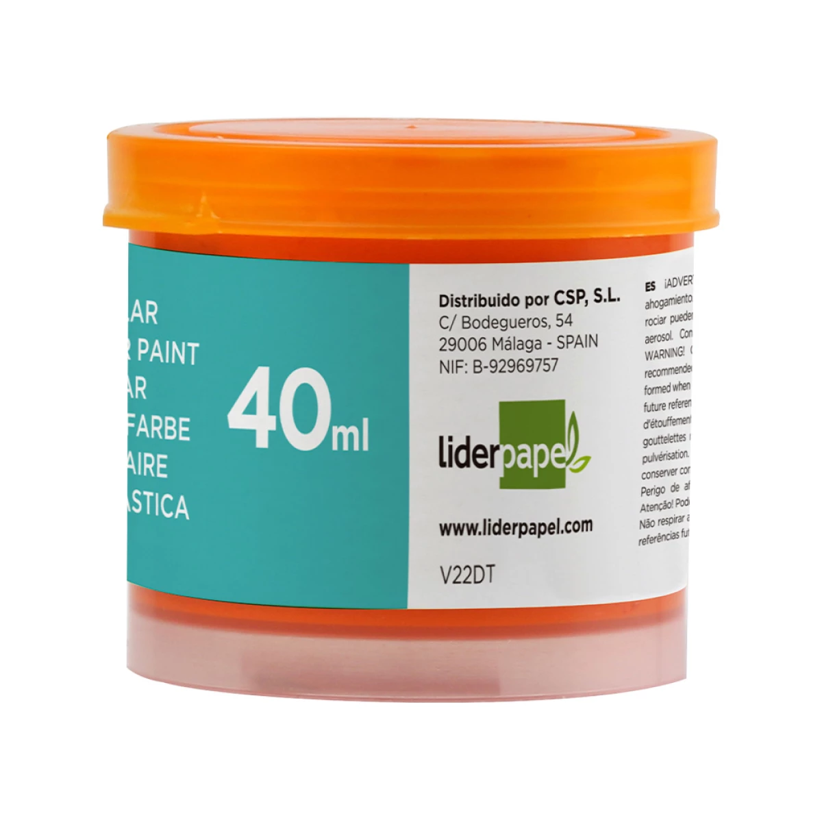 Galery – Guache liderpapel escolar 40 ml laranja0