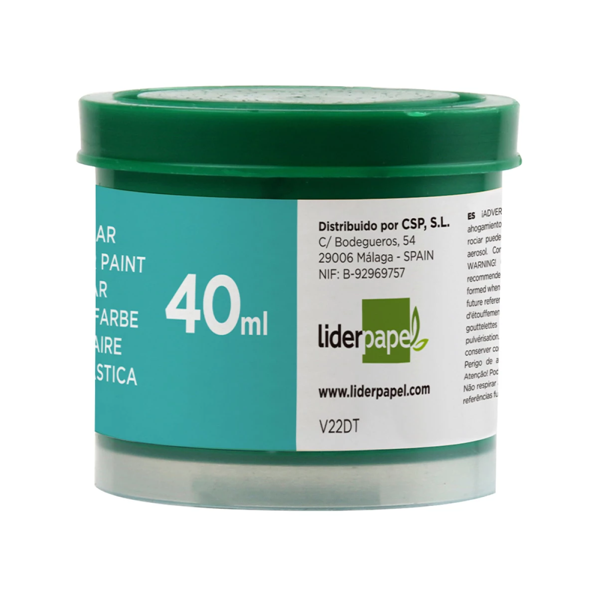 Galery – Guache liderpapel escolar 40 ml verde0