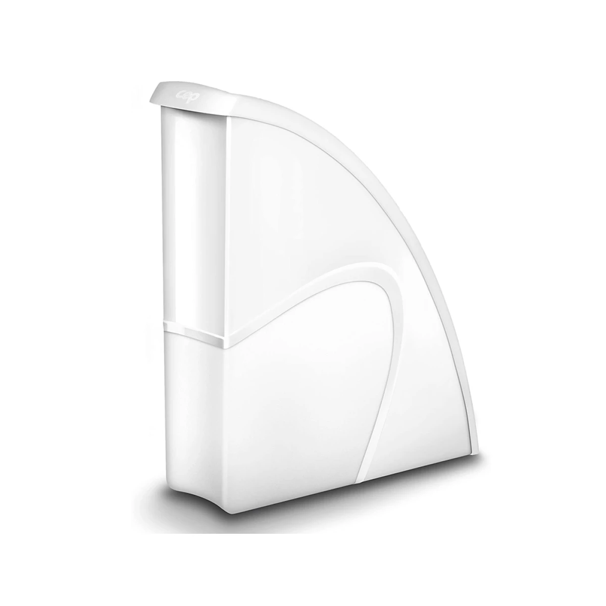 Galery – Porta revistas cep plastico uso vertical / horizontal branco 85x270x310 mm0