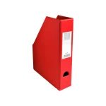 Galery – Porta revistas exacompta pvc lombada 70mm cor vermelho 230x310x70 mm0