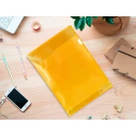 Galery – Bolsa dossier q-connect em plastico din a4 120 microns amarelo caixa de 100 unidades0