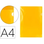 Thumbnail-Bolsa dossier q-connect em plastico din a4 120 microns amarelo caixa de 100 unidades