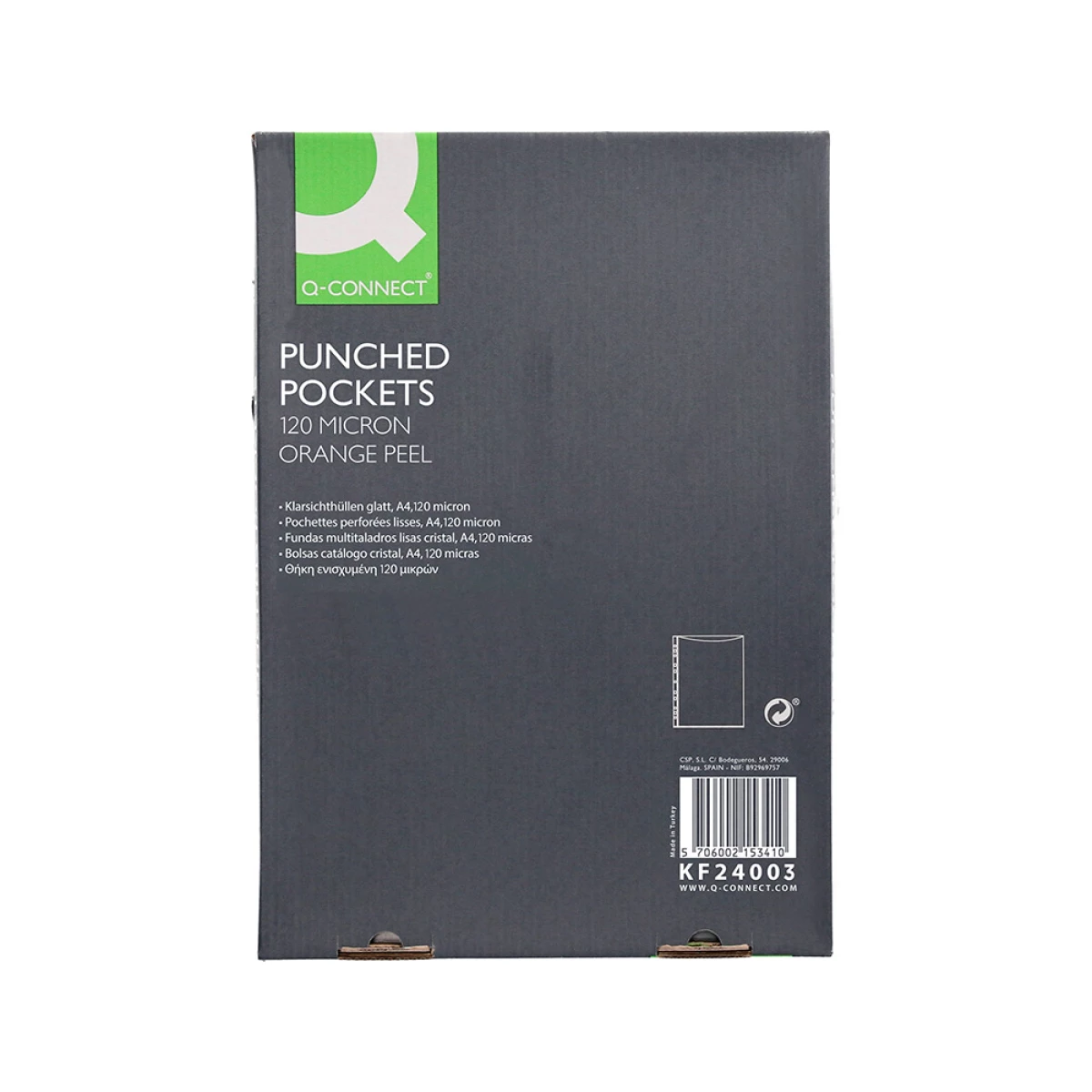 Galery – Bolsa catalogo/mica q-connect din a4 120 microns martelada caixa de 100 unidades0