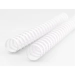 Galery – Espiral q-connect redonda 14 mm plastico branco capacidade 130 folhas caixa de 100 unidades0