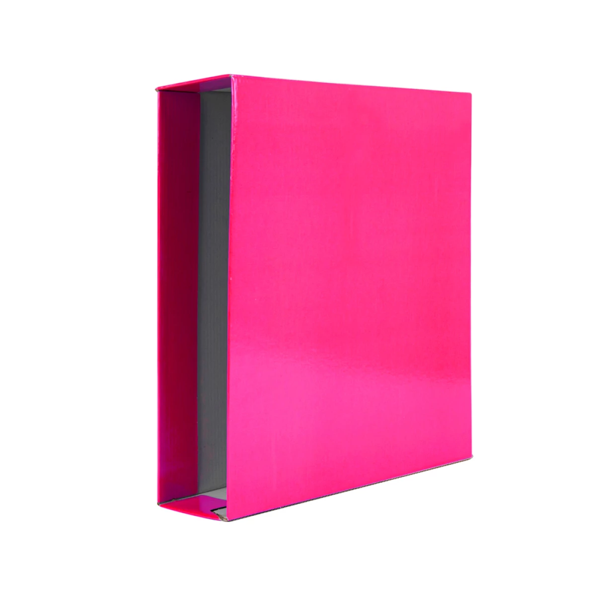 Galery – Caixa para pasta de arquivo de alavanca liderpapel documenta cartao folio lombada 75 mm rosa0