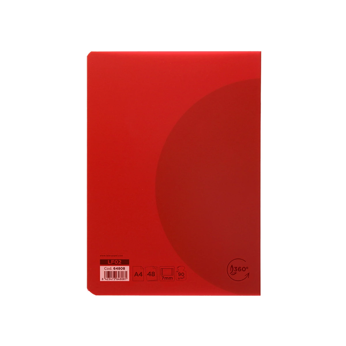 Galery – Caderno agrafado liderpapel 360 capa de plastico din a4 48 f 90 gr pautado com dupla margem cores sortidas0
