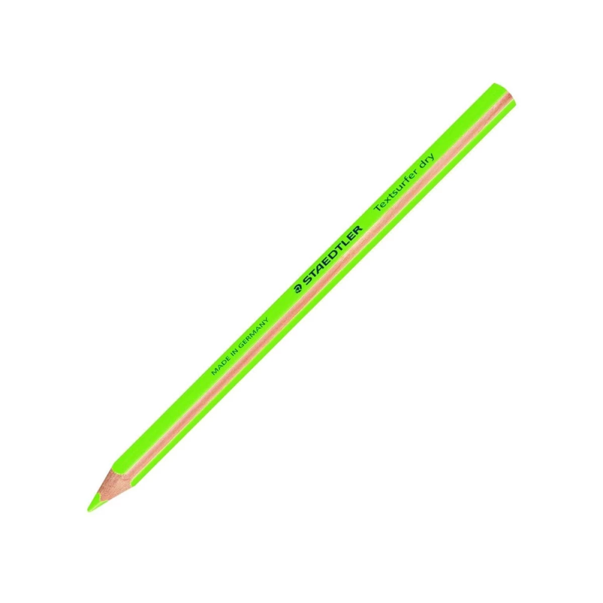 Galery – Lapis fluorescente staedtler triangular top star verde caixa de 12 unidades0