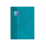 Galery – Caderno espiral oxford ebook 1 capa extradura din a4+ 80 f quadricula 5 mm aqua intenso touch0