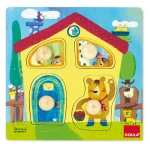 Galery – Goula Puzzle Casa Familia Osos Em forma de puzzle Desenhos animados0