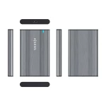 Galery – AISENS ASE-2526GR Caixa para Discos Rígidos Caixa de disco rígido Cinzento 2.5″ Energia por USB0