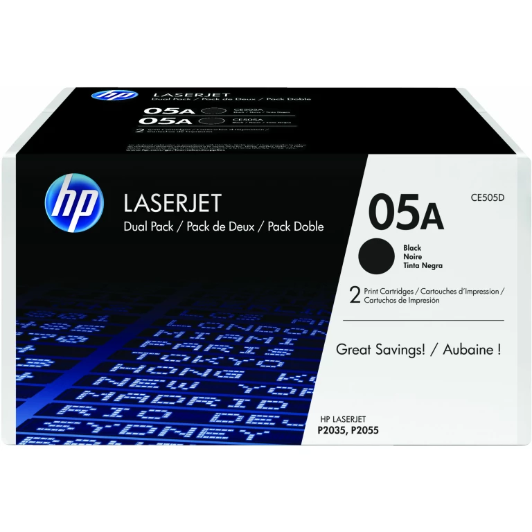 Thumbnail-HP Pack Duplo de Toner LaserJet Original 05A Preto