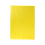 Galery – Goma eva ondulada liderpapel 50x70cm 2,2mm de espessura amarelo0