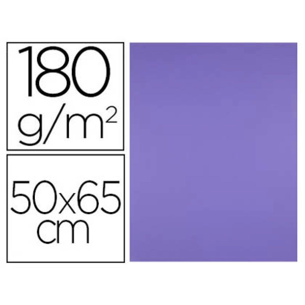 Thumbnail-Cartolina liderpapel 50×65 cm 180 gr purpura – 5 unidades