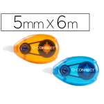 Thumbnail-Corretor q-connect fita branca 5 mm x 6 mt – blister duas unidades laranja e azul