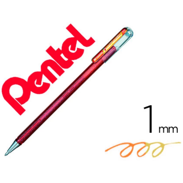 Thumbnail-Roller pentel k110 dual metallic cor laranja e amarelo metalico – 12 unidades