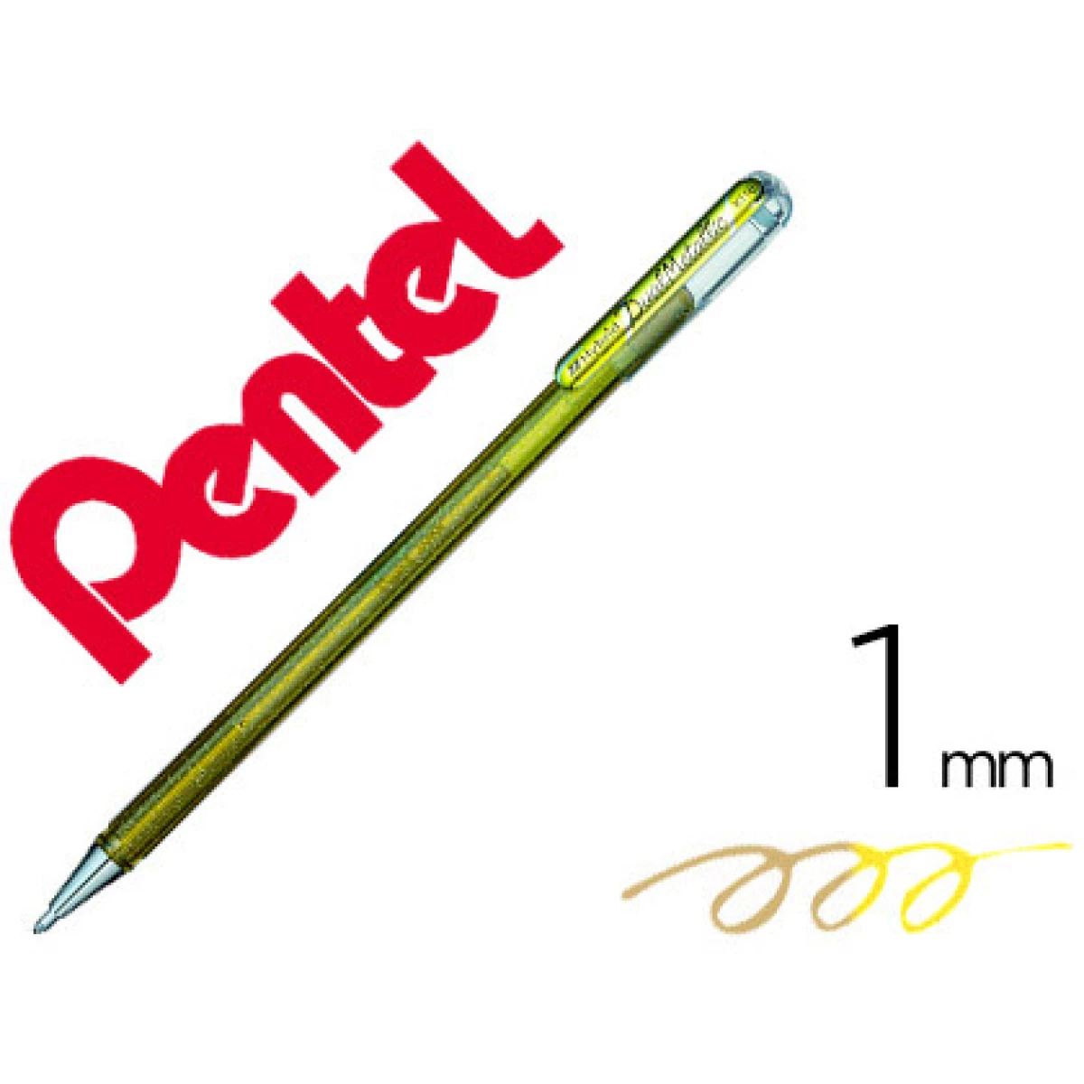 Thumbnail-Roller pentel k110 dual metallic cor ouro – 12 unidades