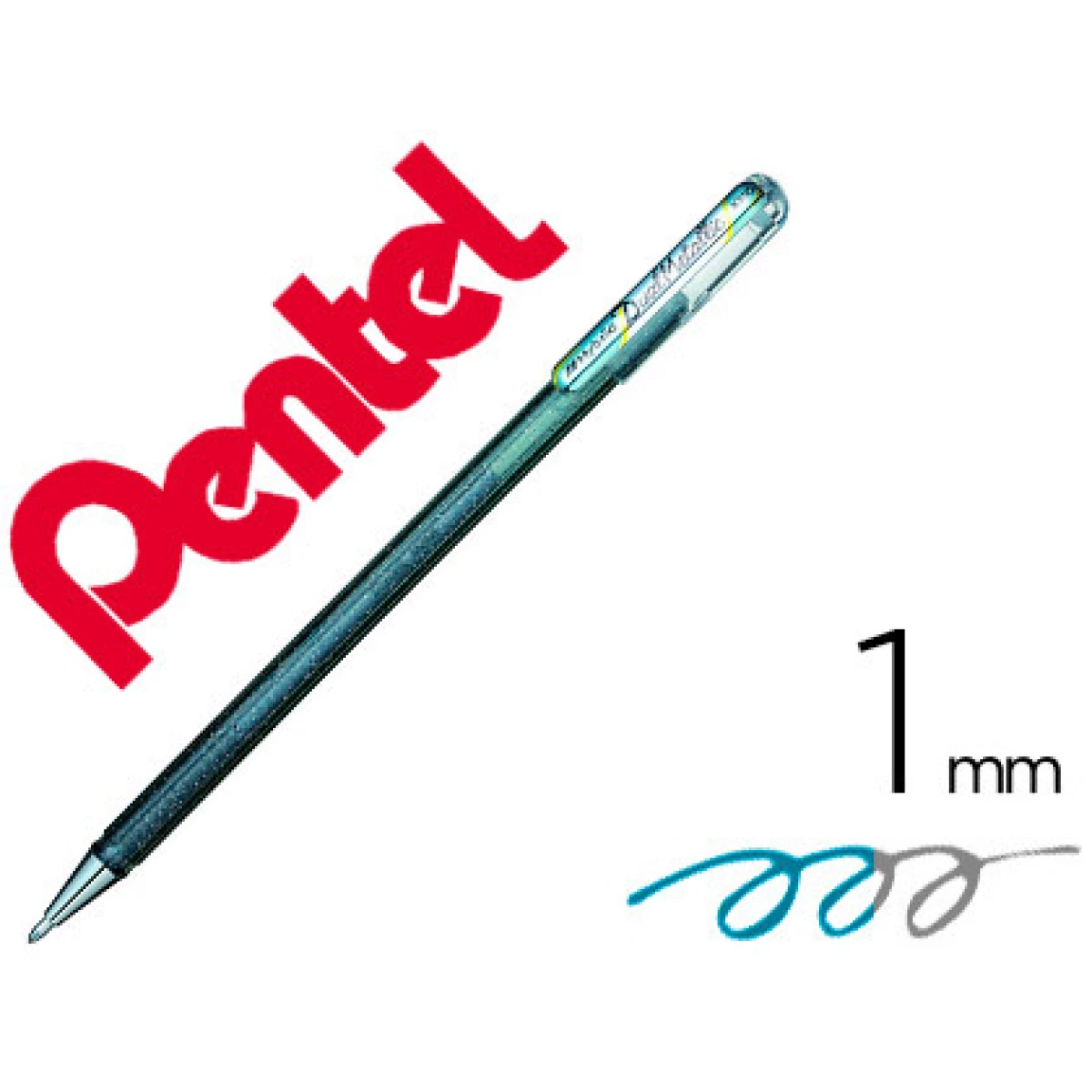 Thumbnail-Roller pentel k110 dual metallic cor prata – 12 unidades